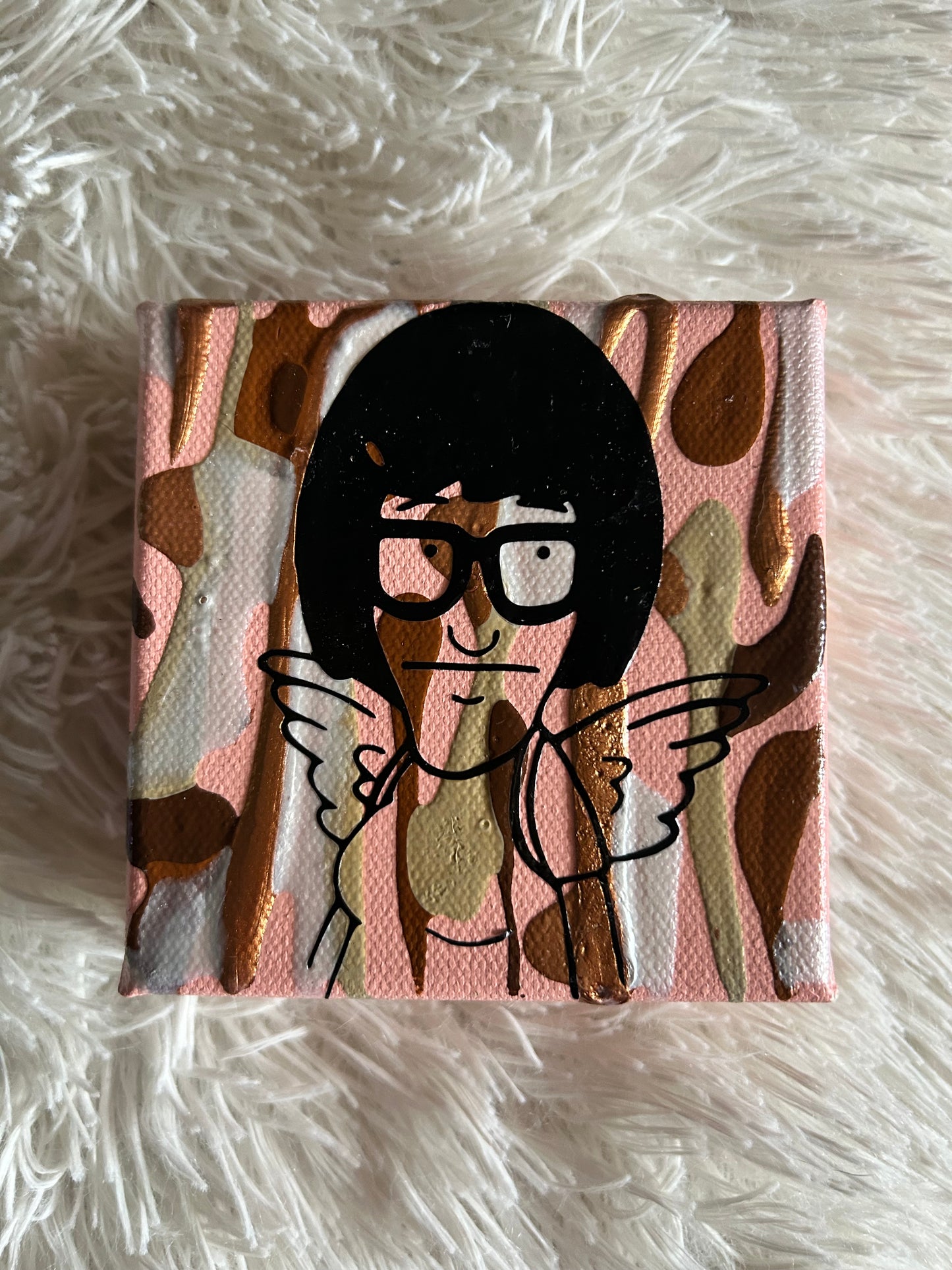 Angel Tina Drip Mini Canvas image 0