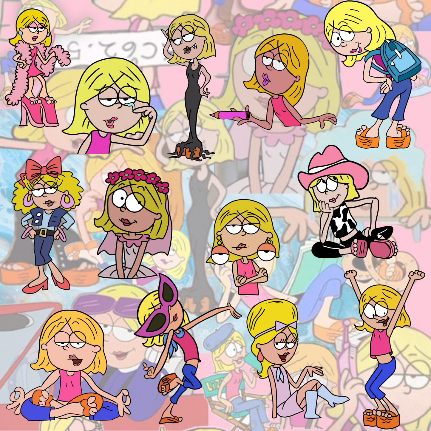 Lizzie Mcguire Sticker Set