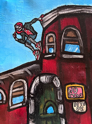 Friendly Spiderman Drip Painting