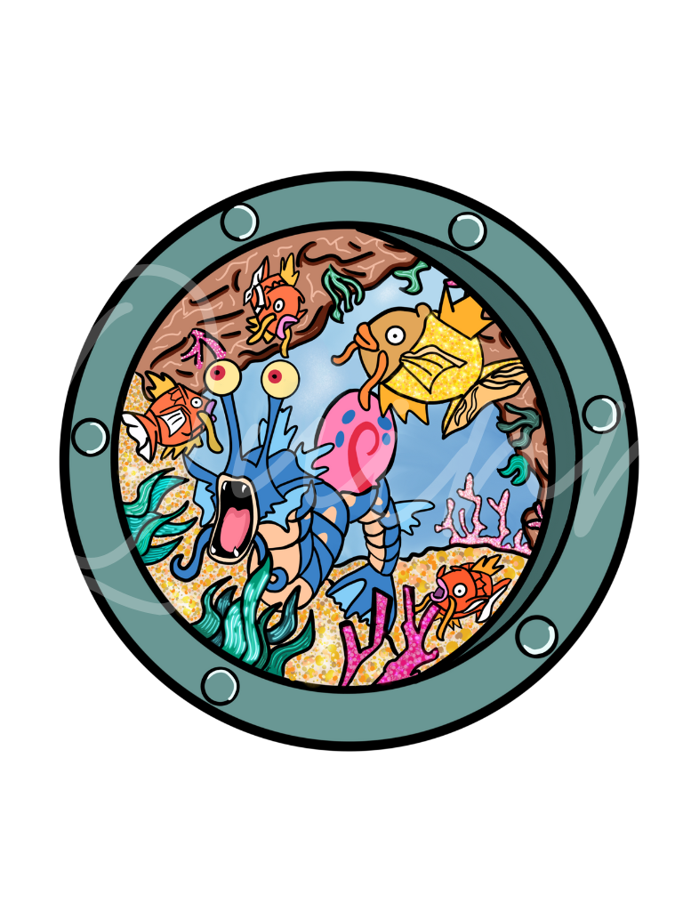 Garydos Porthole Sticker