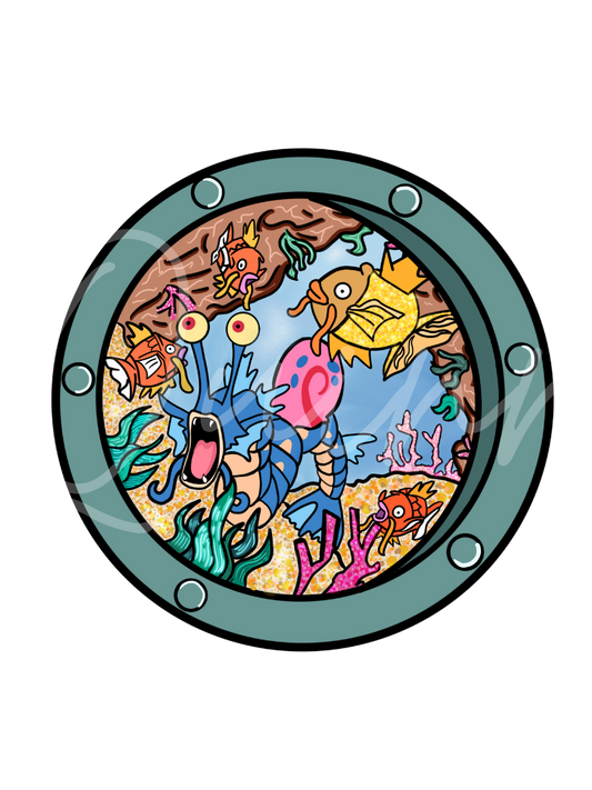 Garydos Porthole Sticker