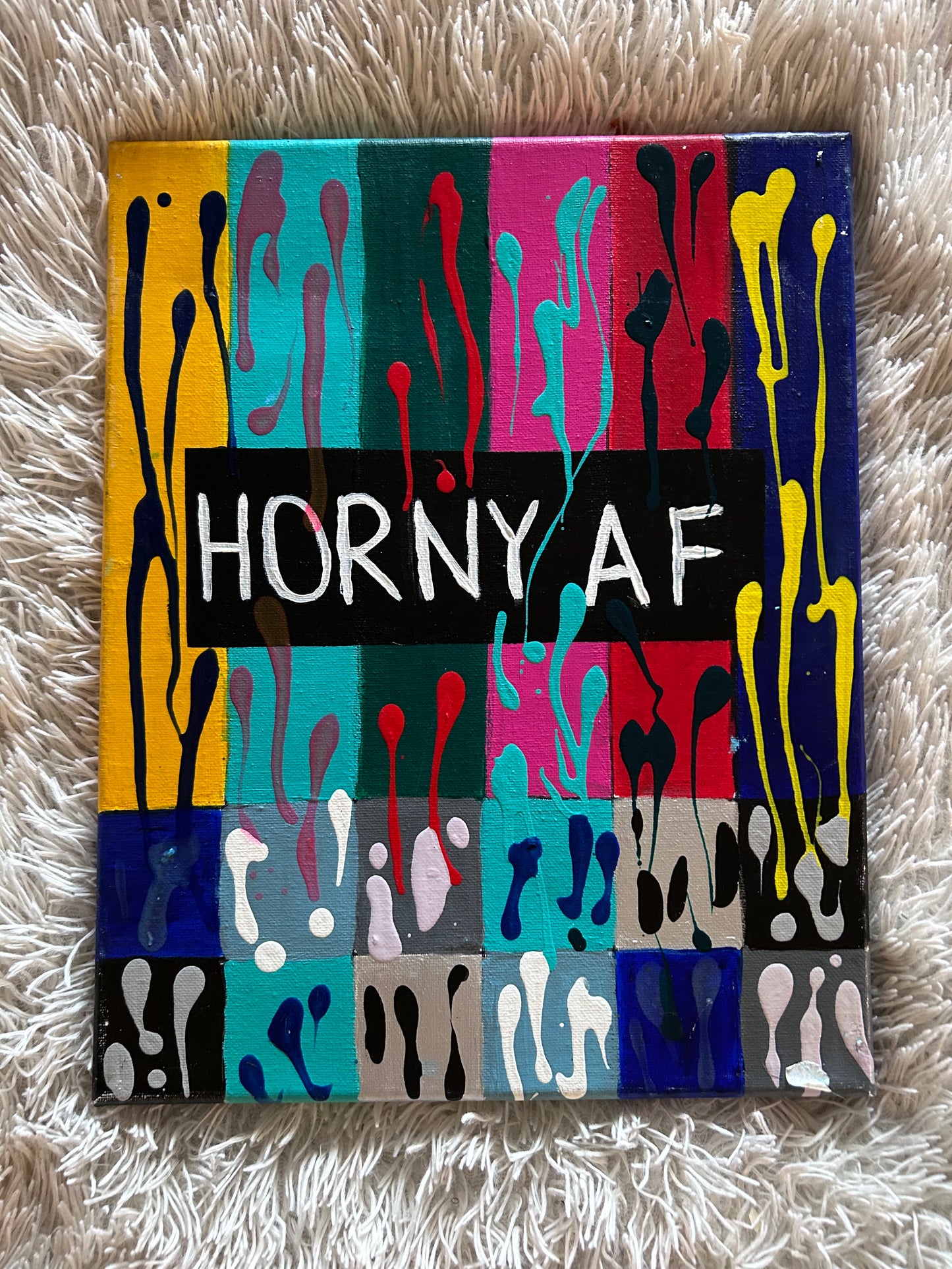 Horny AF Drip Painting image 0