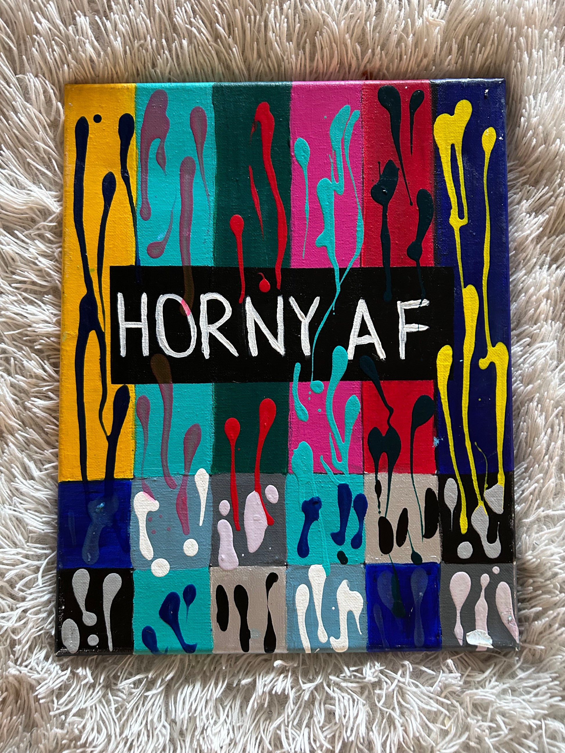 Horny AF Drip Painting image 0