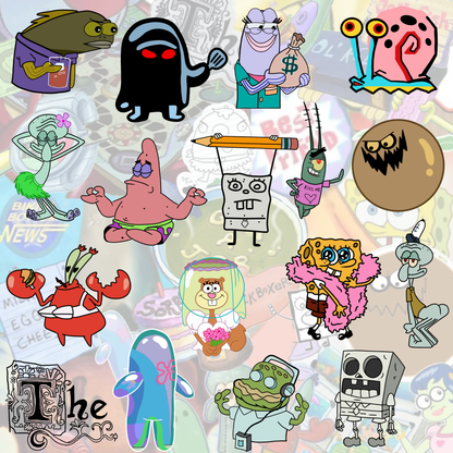 Spongebob Sticker Set