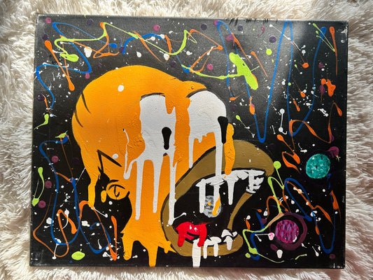 Trippy Homer Drip Painting image 0