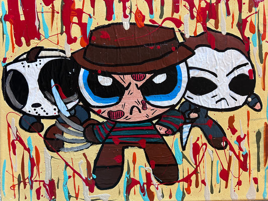 Horrorpuff Girls Drip Painting image 1