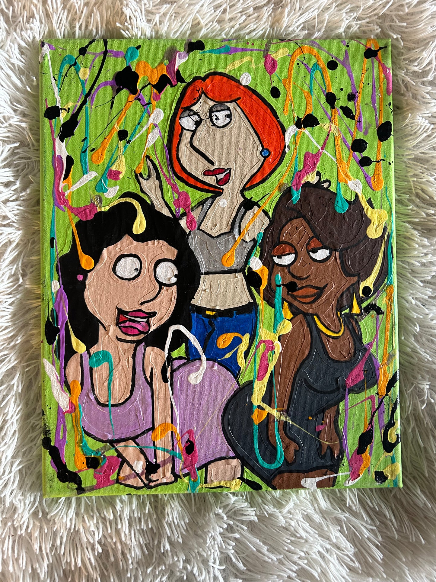 Family Wives Drip Painting image 0