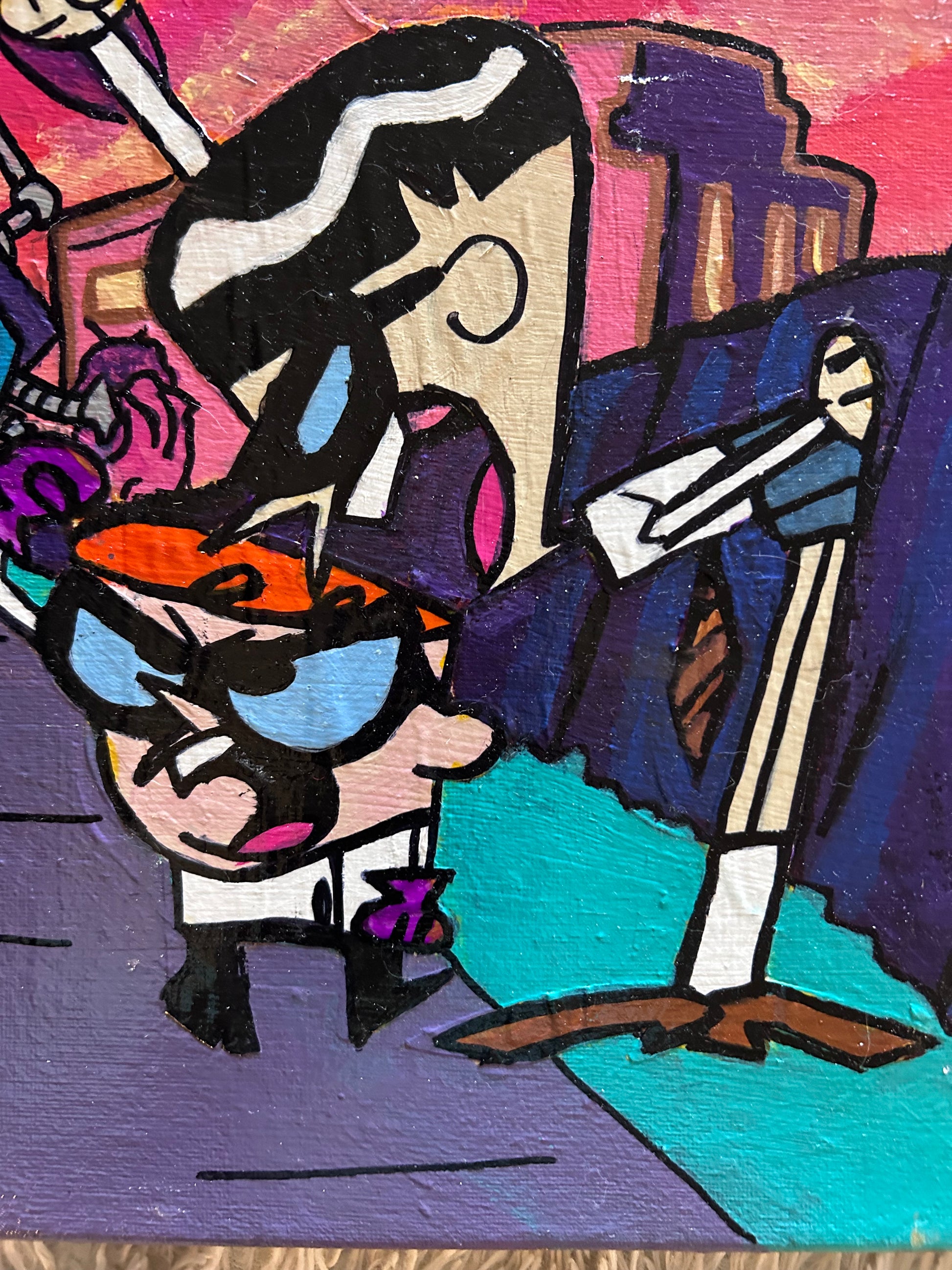 Nerd Beef Mashup Painting image 2