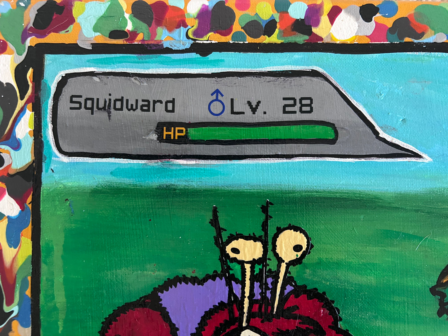Squidward VS Larry Battle
