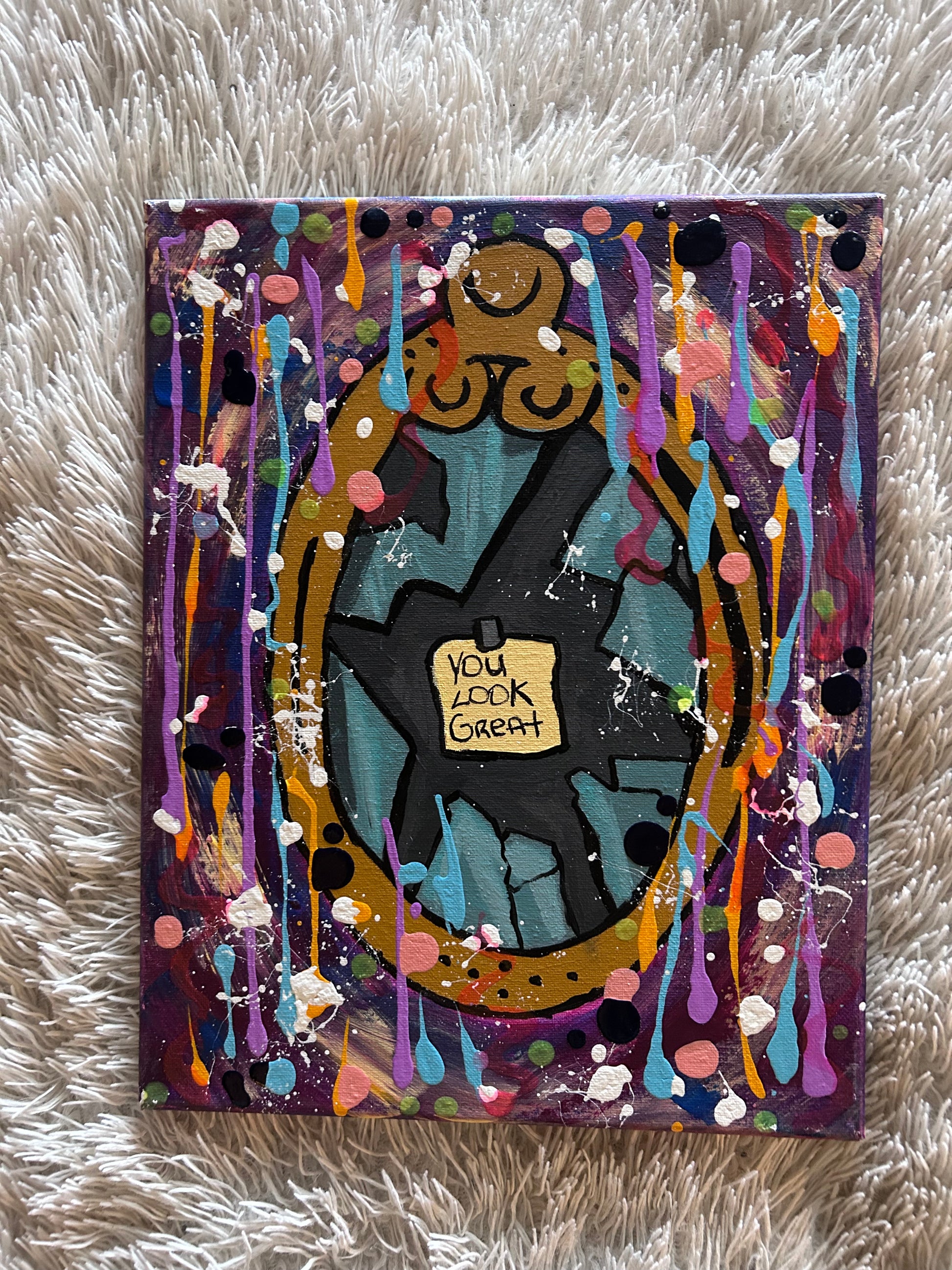 You Look Good Drip Painting image 0