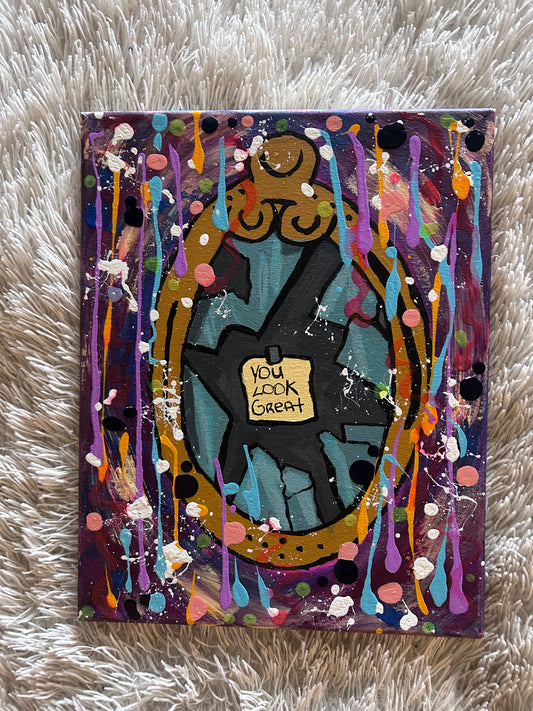 You Look Good Drip Painting image 0