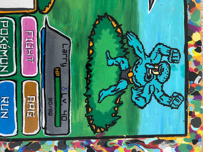 Squidward VS Larry Battle