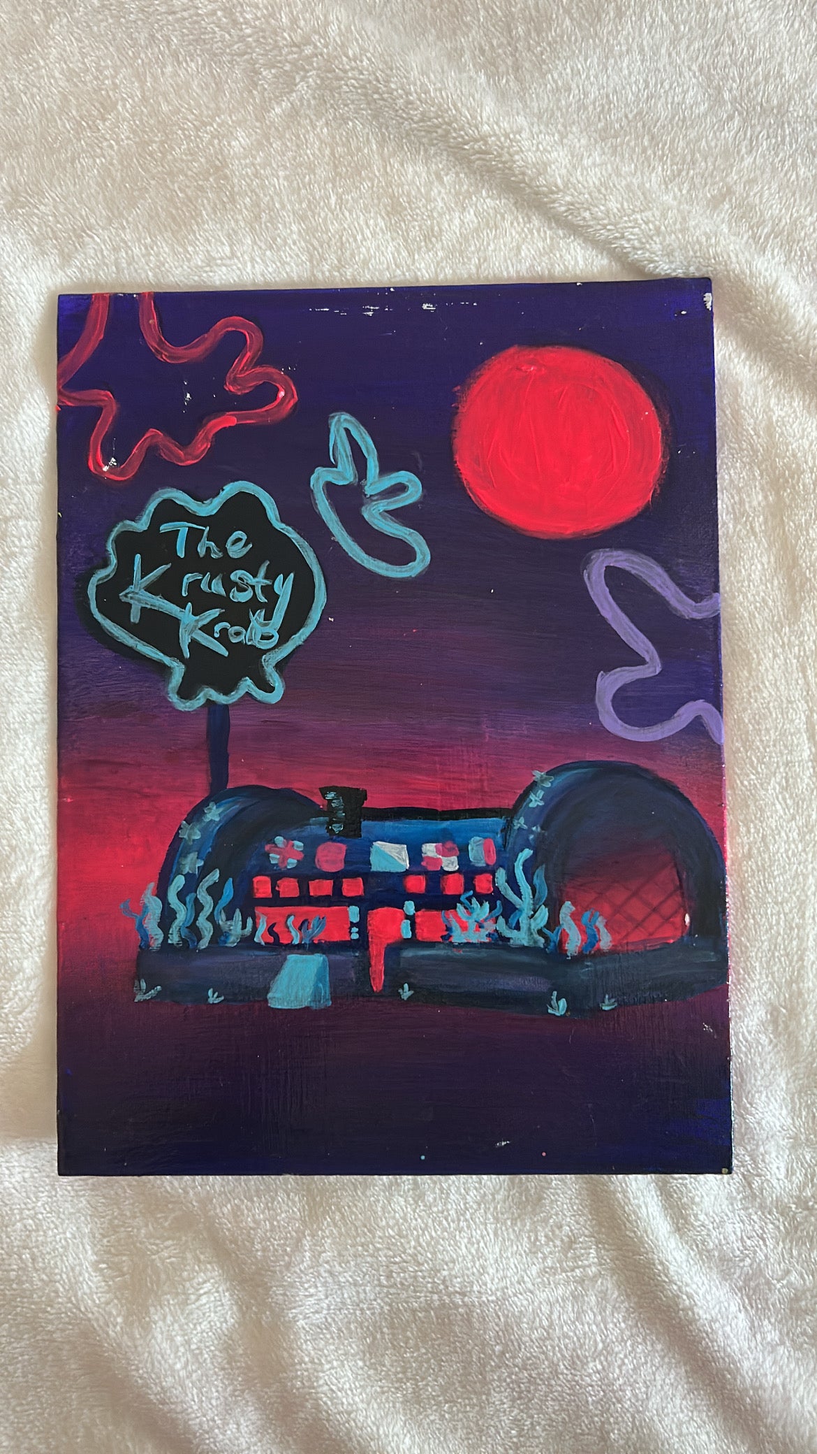 Krusty Krab Canvas Panel