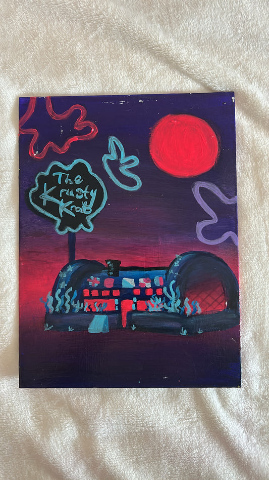 Krusty Krab Canvas Panel