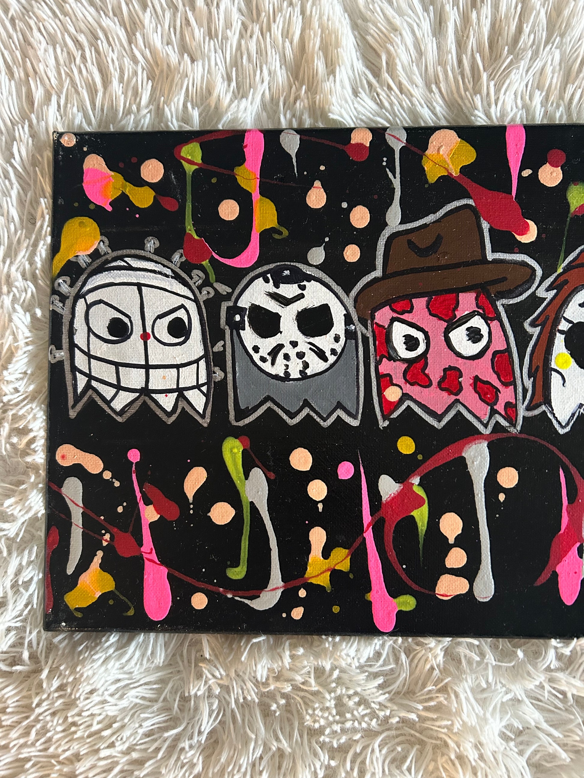 PACMAN Massacre Drip Painting image 1