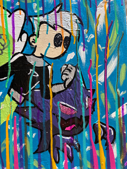 Ghost Gang Drip Painting image 2