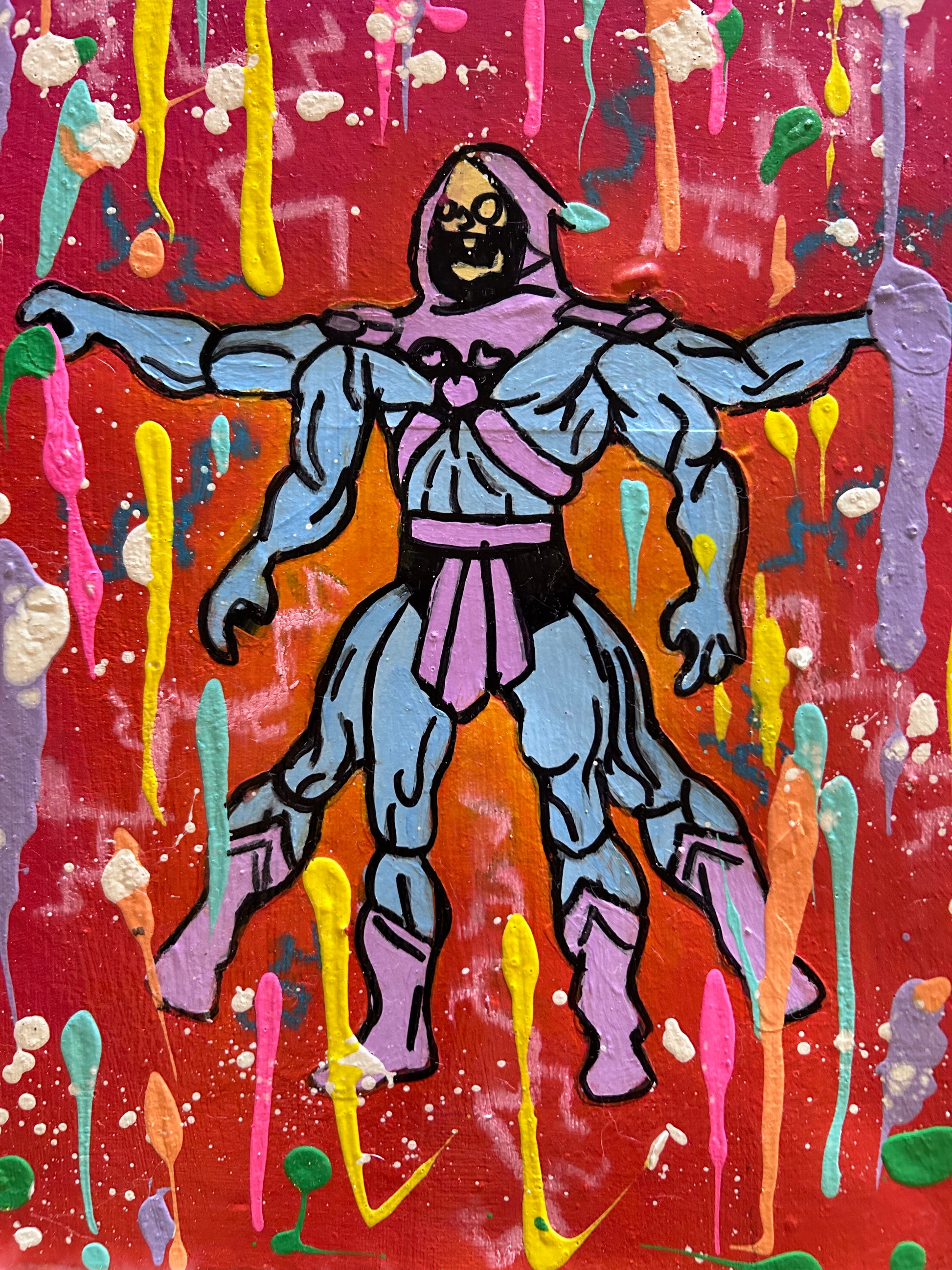 Skeletor Drip Painting image 1