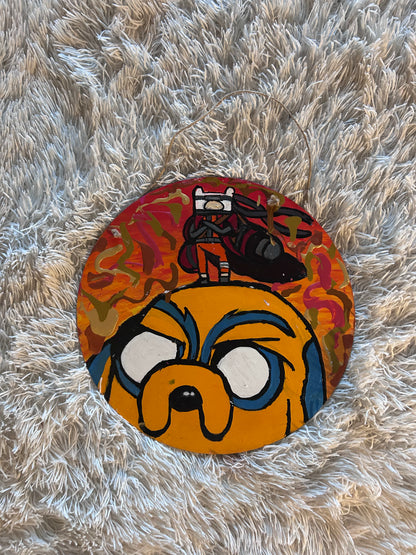 Adventure time x Naruto Dual Sided Painting image 1
