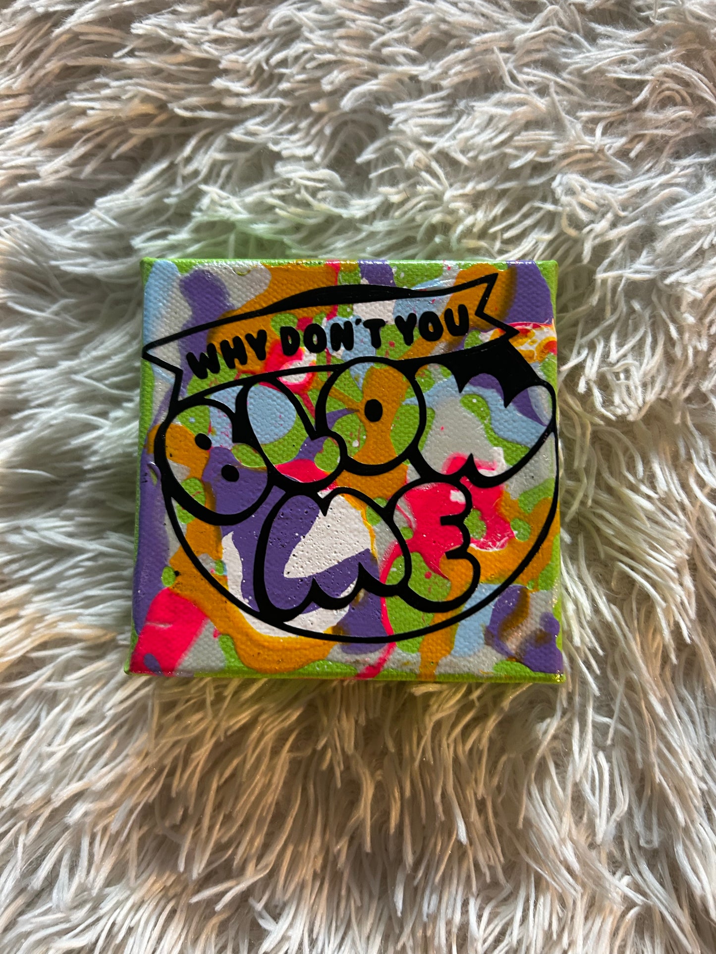 Blow Me Mini Drip Canvas image 0