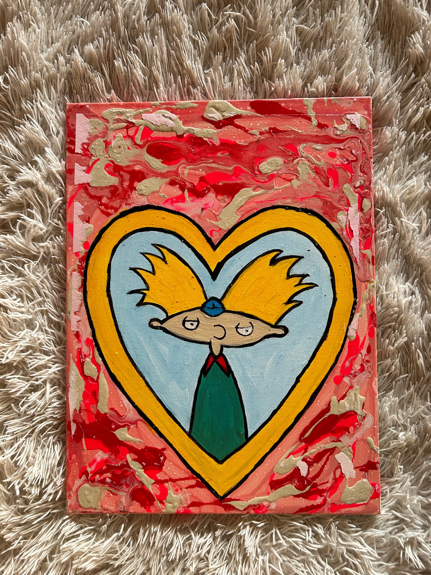 Hey Arnold Locket Painting image 0