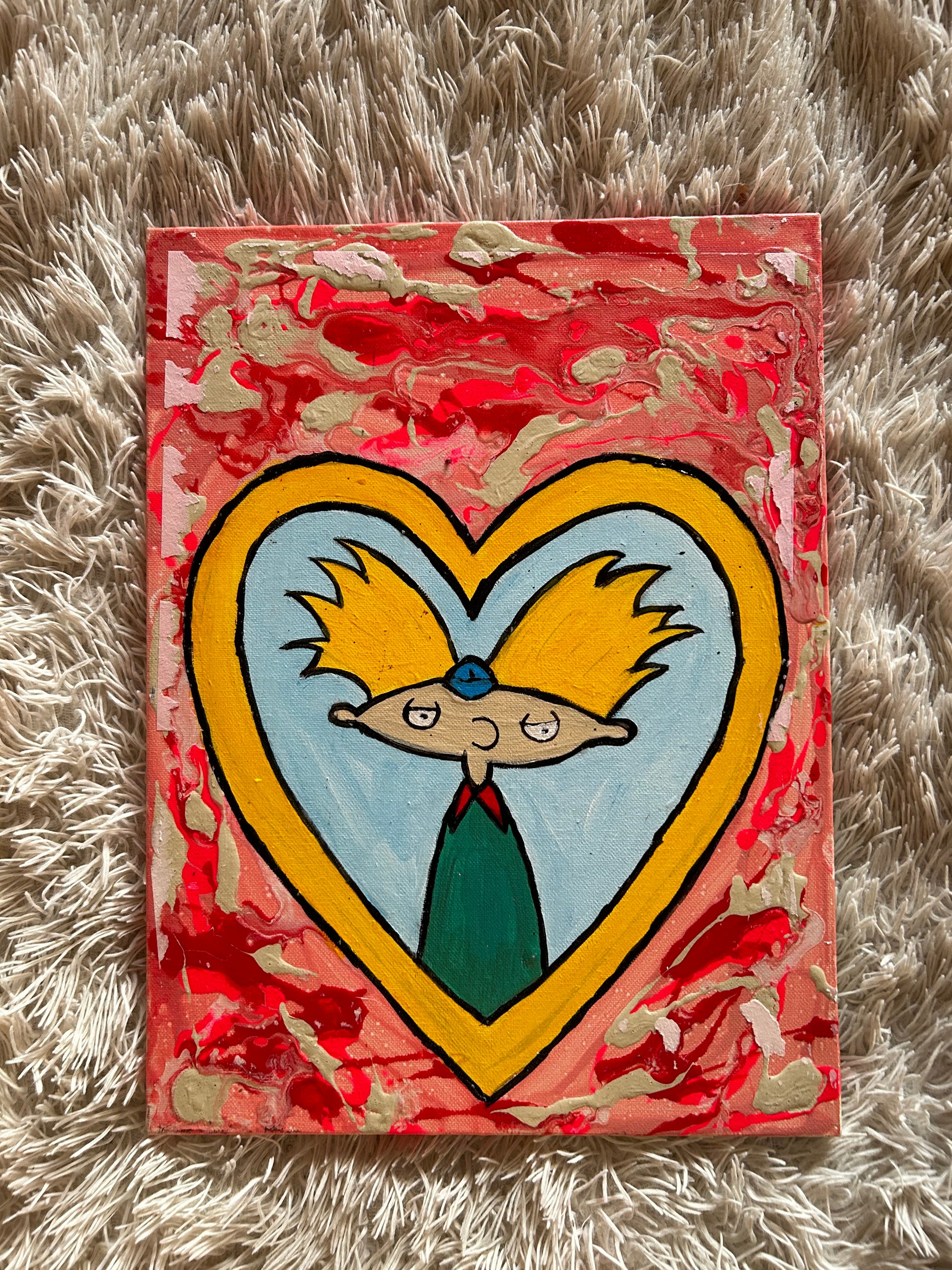 Hey Arnold Locket Painting image 0