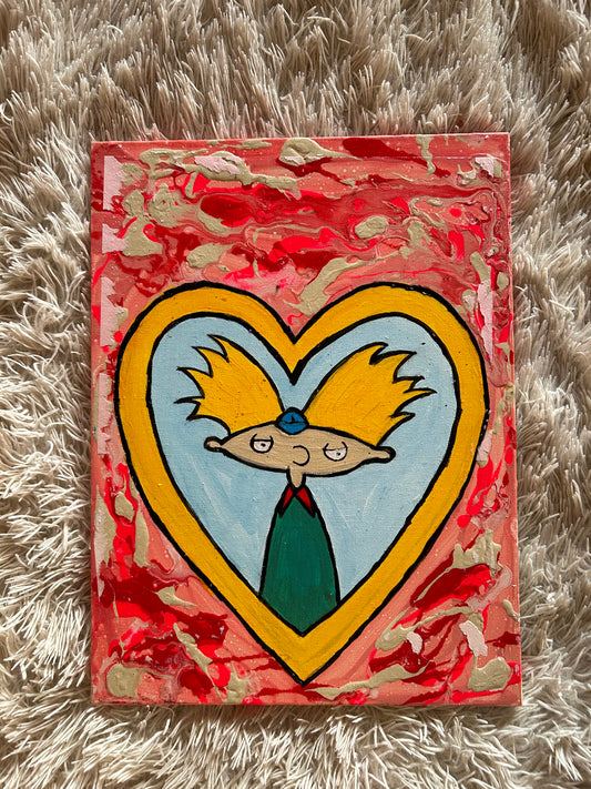 Hey Arnold Locket Painting image 0