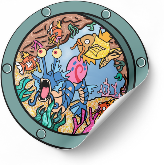 Garydos Porthole Sticker