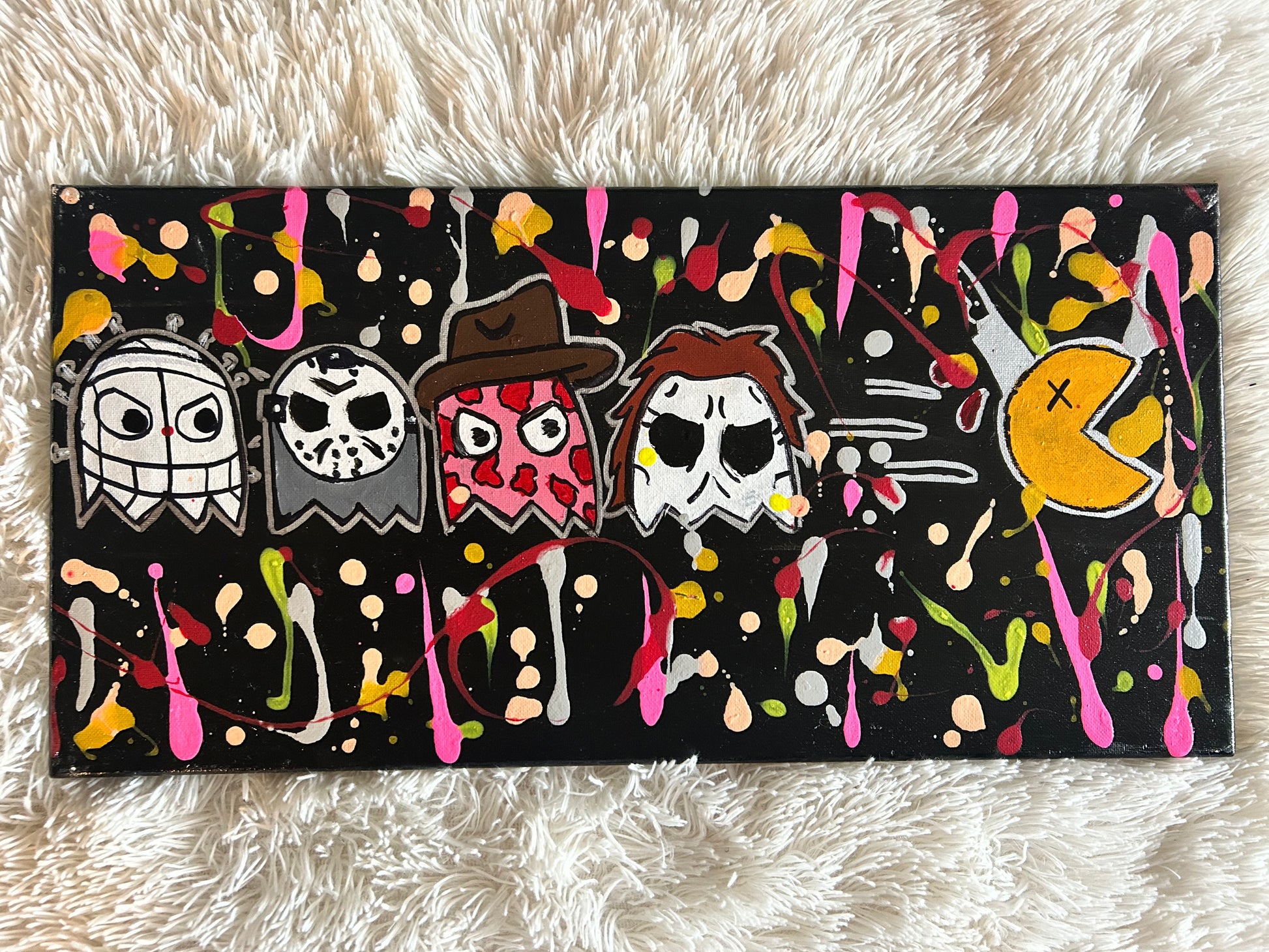 PACMAN Massacre Drip Painting image 0