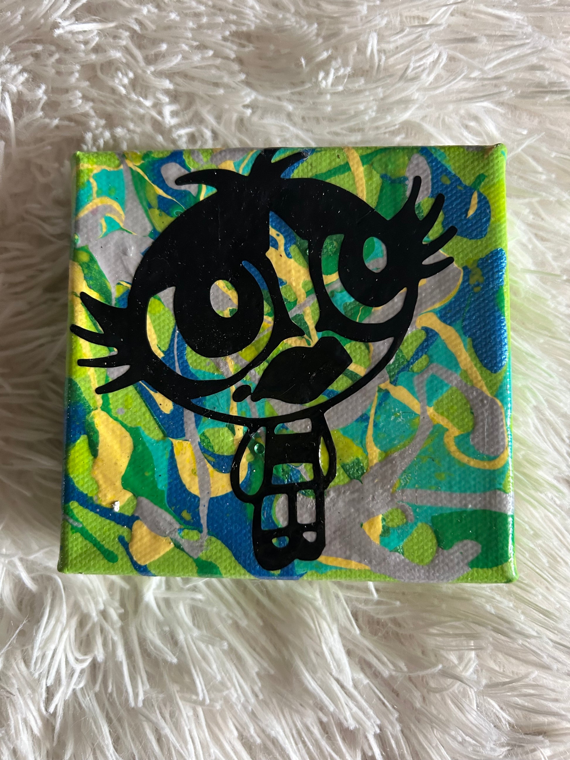 Buttercup Drip Mini Canvas image 0