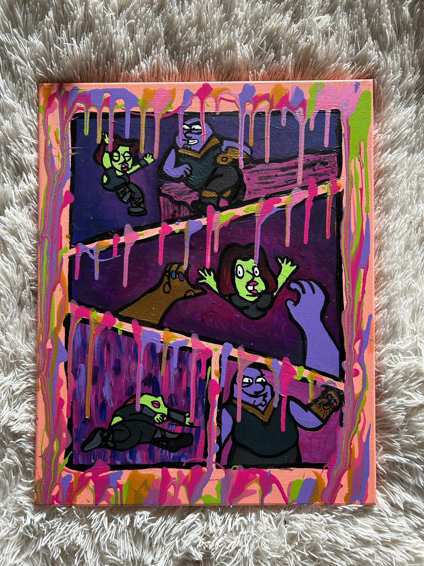 Guardians of Quahog Drip Painting image 0