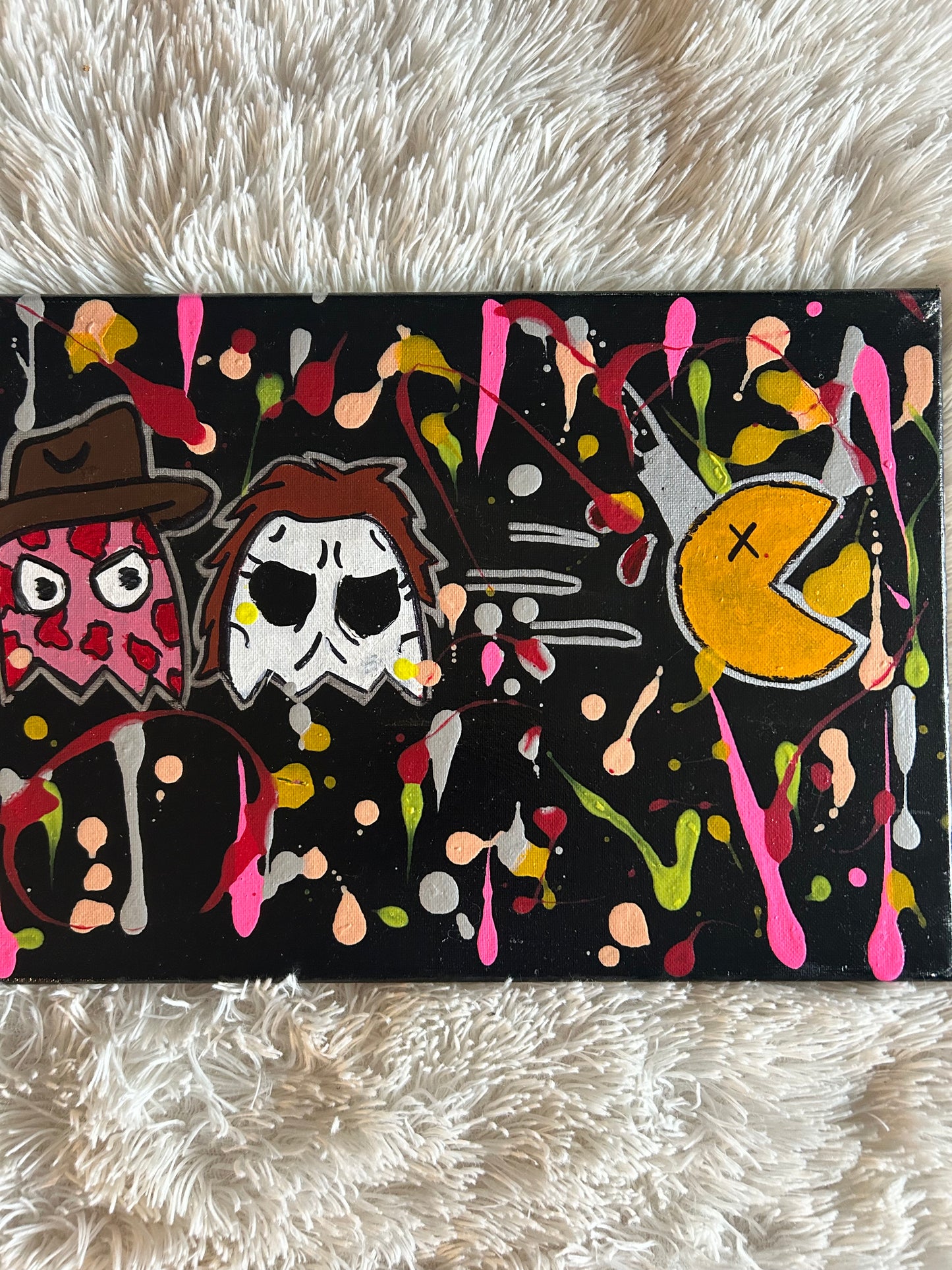 PACMAN Massacre Drip Painting image 2