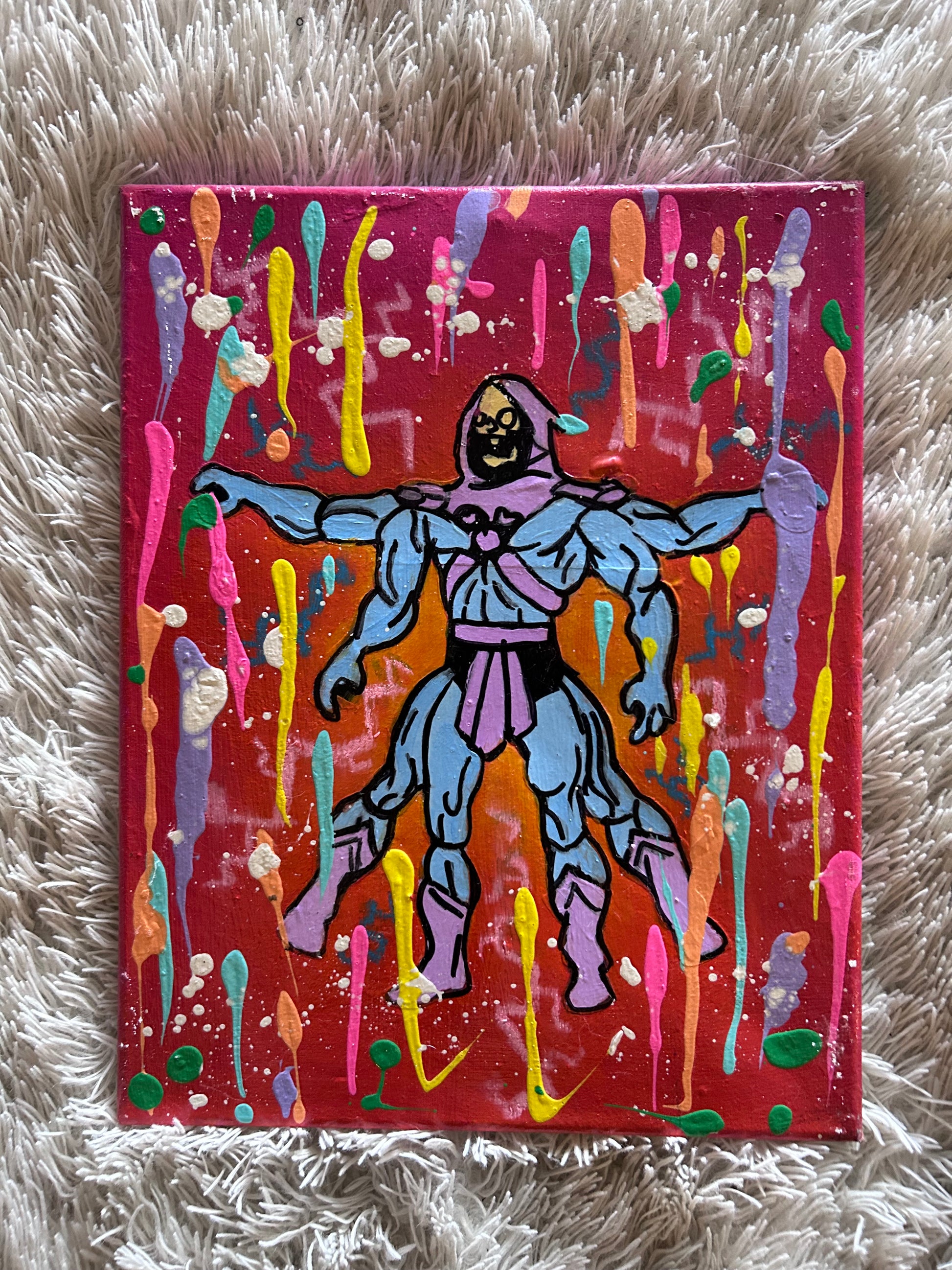 Skeletor Drip Painting image 0